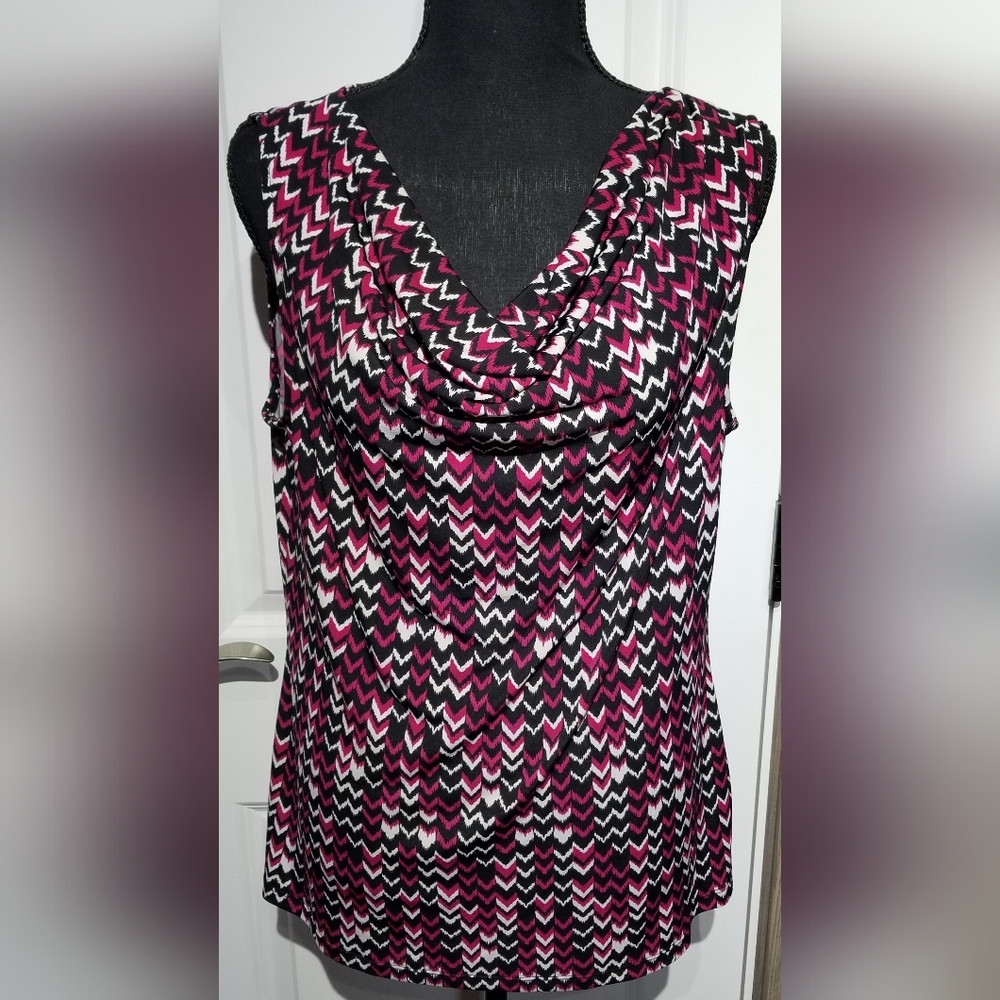 Tahari Blouse Ladies Size L